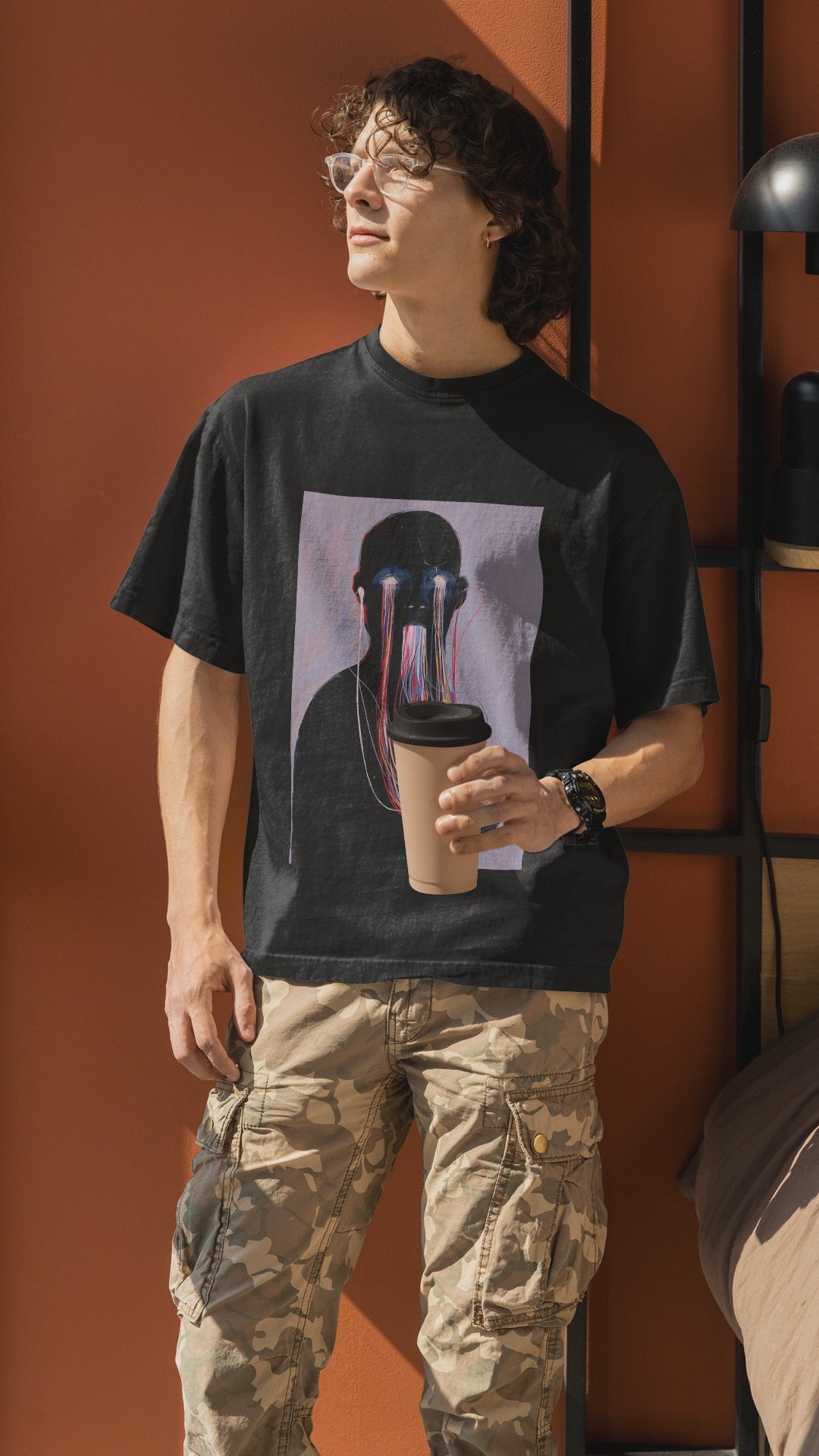 DIGISCAPE -Oversized Techwear Tshirt